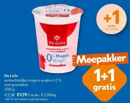 OKay De Lelie ambachtelijke magere yoghurt 0% met grenadine aanbieding