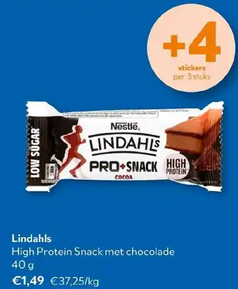 OKay Lindahls high protein snack met chocolade aanbieding