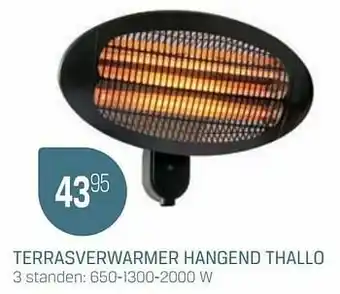 Bouwcenter Frans Vlaeminck Terrasverwarmer hangend thallo aanbieding