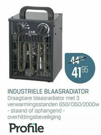 Profile industriele blaasradiator