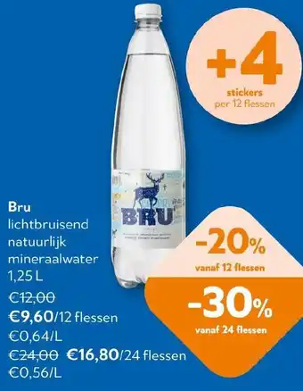 OKay Bru lichtbruisend natuurlijk mineraalwater aanbieding