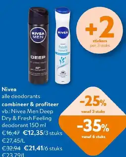 OKay Nivea alle deodorants aanbieding