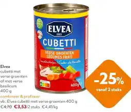 OKay Elvea cubetti met verse groenten of met verse basilicum aanbieding