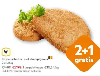 OKay Kippenschnitzel met champignons aanbieding