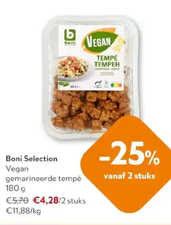 OKay Boni Selection Vegan gemarineerde tempé aanbieding