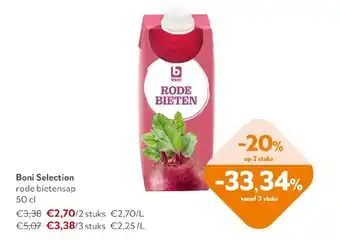 OKay Boni selection rode bietensap aanbieding