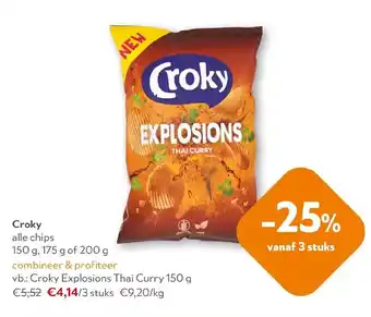 OKay Croky explosions thai curry aanbieding