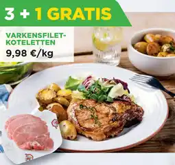 Renmans Varkensfilet- koteletten aanbieding