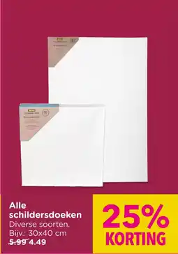 Xenos Alle schildersdoeken aanbieding