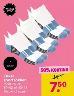 Xenos Enkel sportsokken aanbieding