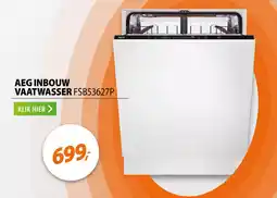 Expert AEG inbouw vaatwasser FSB53627P aanbieding