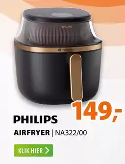 Expert Philips airfryer NA322/00 aanbieding