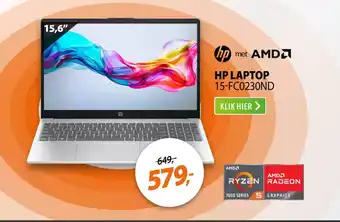 Expert HP laptop 15-FC0230ND aanbieding