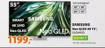 Expert Samsung Neo QLED 4K TV  55QN93D aanbieding