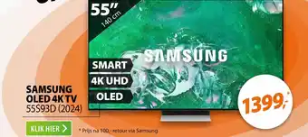 Expert Samsung OLED 4K TV 55S93D 2024 aanbieding