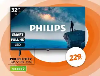 Expert Philips LED TV 32PFS6109 2024 aanbieding