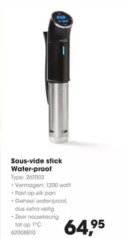 Hanos Sous vide stick water proof 267003 aanbieding