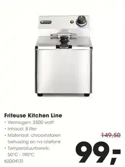 Hanos Friteuse kitchen line aanbieding