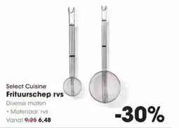 Hanos Select Cuisine Frituurschep RVS aanbieding