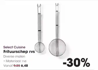 Hanos Select Cuisine Frituurschep RVS aanbieding