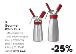 Hanos Isi gourmet whip plus aanbieding