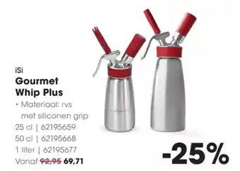 Hanos Isi gourmet whip plus aanbieding