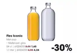 Hanos Fles Iconic aanbieding