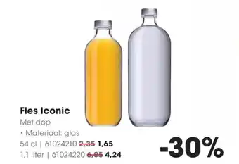 Hanos Fles Iconic aanbieding