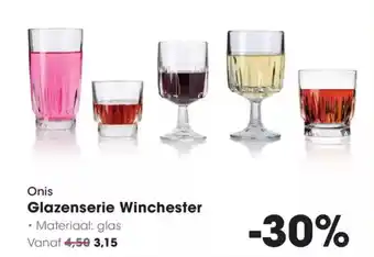 Hanos Onis glazenserie winchester aanbieding