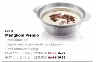 Hanos GEFU Mengkom Premio aanbieding