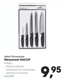 Hanos Select Dinnerware Messenset HACCP aanbieding