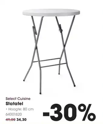 Hanos Select cuisine statafel aanbieding