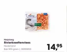 Heiploeg rivierkreeftenvlees