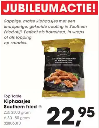 Hanos Top table kiphaasjes southern fried aanbieding