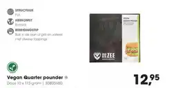 Hanos Vegan quarter pounder aanbieding