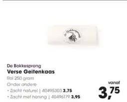 Hanos De bokkesprong verse geitenkaas aanbieding