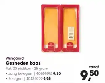 Hanos Wijngaard gesneden kaas aanbieding