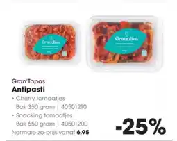 Hanos Gran'tapas antipasti aanbieding