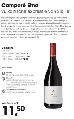 Hanos Camporè etna rosato aanbieding