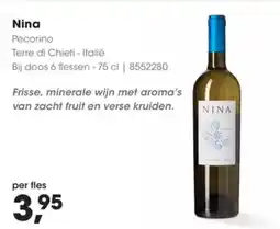 Hanos Nina pecorino aanbieding