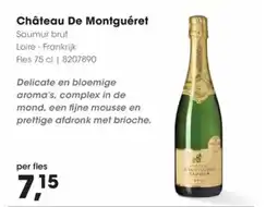 Hanos Château de montguéret saumur brut aanbieding