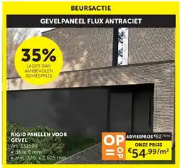 Zelfbouwmarkt RIGID PANELEN VOOR GEVEL aanbieding