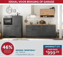 Zelfbouwmarkt KEUKEN MONTREAL aanbieding