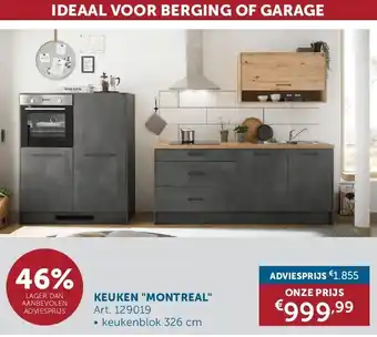 Zelfbouwmarkt KEUKEN MONTREAL aanbieding