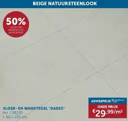 Zelfbouwmarkt VLOER- EN WANDTEGEL DADES aanbieding