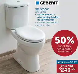 Zelfbouwmarkt WC “COCO” aanbieding