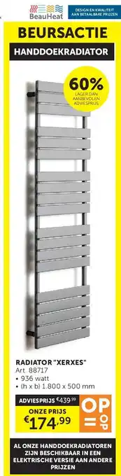 Zelfbouwmarkt RADIATOR XERXES aanbieding