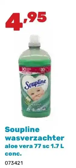 Happyland Soupline wasverzachter aloe vera 77 sc 1.7 L conc aanbieding