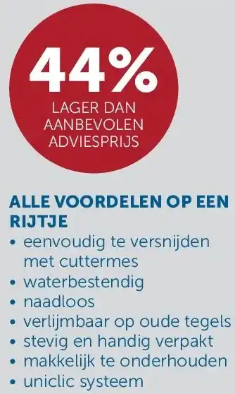 Zelfbouwmarkt ALLE VOORDELEN OP EEN RIJTJE aanbieding