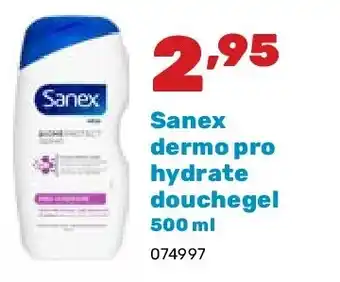 Happyland Sanex dermo pro hydrate douchegel 500 ml aanbieding